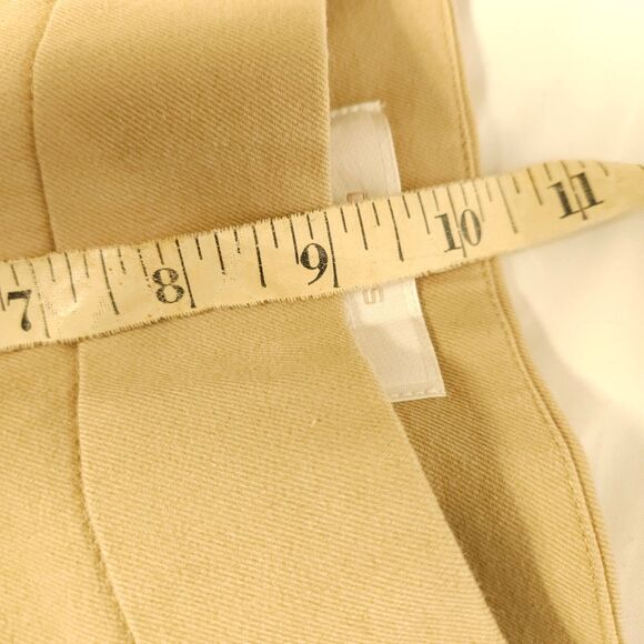 Chico's 0R Womens 4R 32x30 Beige Side Zip Cotton Rayon Blend Pants - Picture 5 of 6